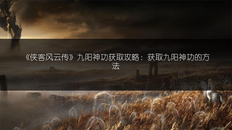 《活侠传流星焚火流搭配思路及搭配推荐》