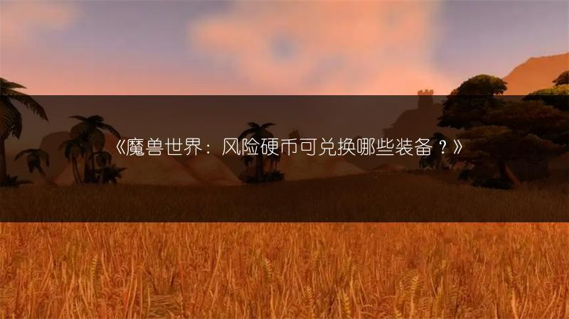 《魔兽世界：风险硬币可兑换哪些装备？》