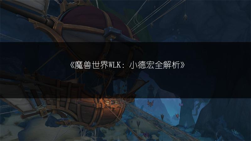 《魔兽世界WLK：小德宏全解析》