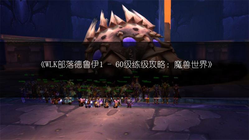《WLK部落德鲁伊1 - 60级练级攻略：魔兽世界》