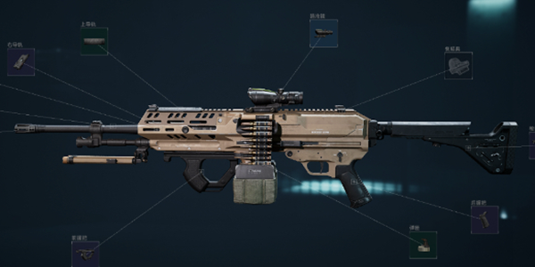 三角洲行动M250怎么改枪图一 三角洲行动M250怎么改枪图一