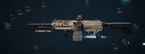 三角洲行动M250怎么改枪图三 三角洲行动M250怎么改枪图三