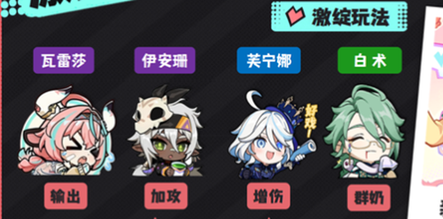 原神瓦雷莎雷激绽队阵容怎么搭配 原神瓦雷莎雷激绽队阵容怎么搭配