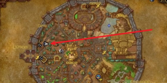 魔兽世界暗索地精军需官在哪图二