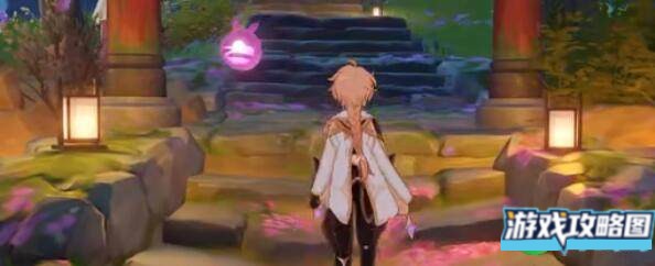 原神神里绫华樱花树下位置详解