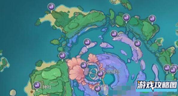 原神海祇岛雷神瞳刷新位置详解