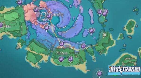 原神海祇岛雷神瞳刷新位置详解