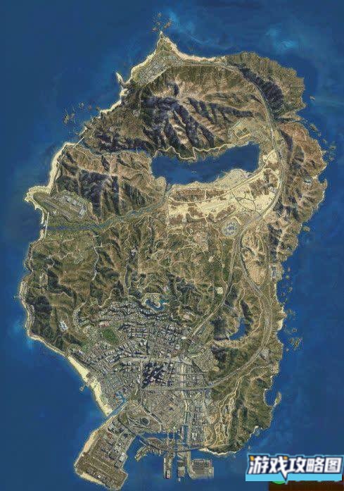 侠盗猎车手5高清地图卫星、公路地图一览