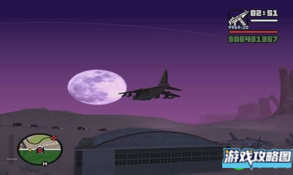 侠盗猎车手圣安地列斯九头蛇起飞降落方法