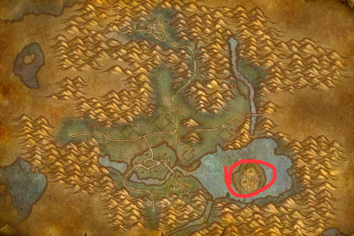 魔兽世界凯尔达隆在哪