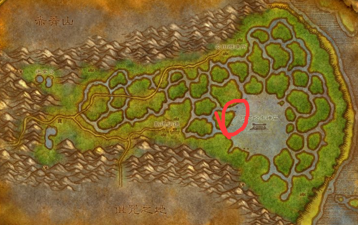 魔兽世界泪水之池在哪