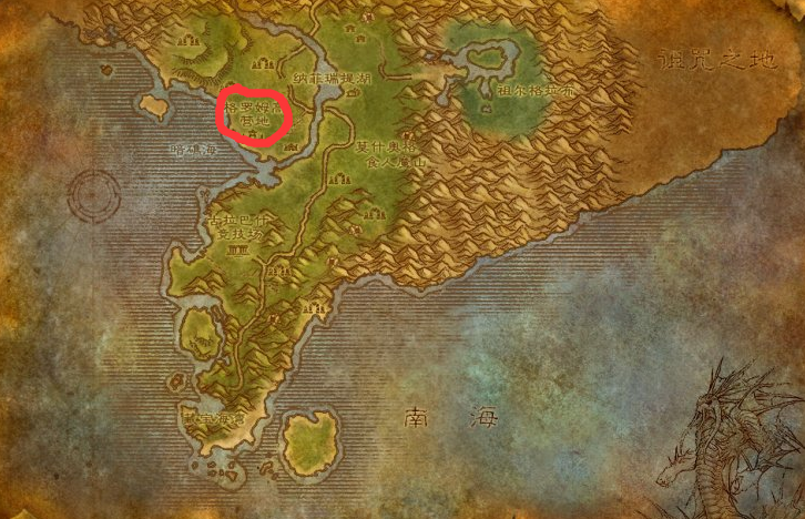 魔兽世界格罗姆高营地在哪