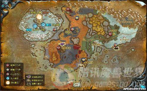 魔兽世界北风苔原任务线路图