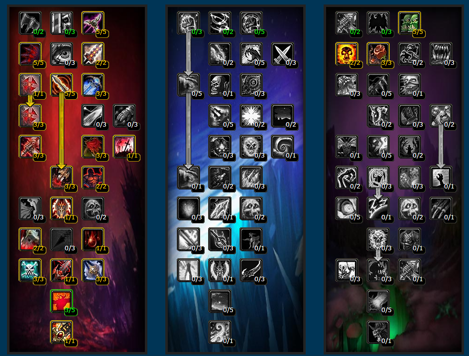 魔兽世界wlkDK练级天赋怎么点