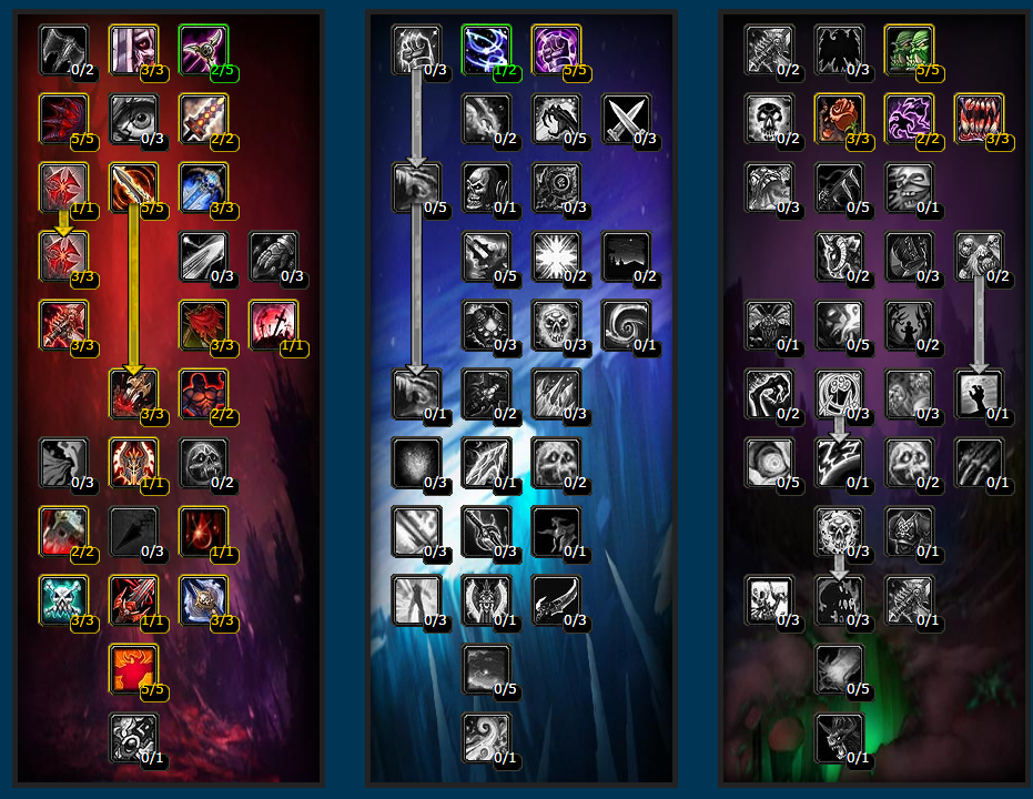 魔兽世界wlk血DKPVP天赋怎么点