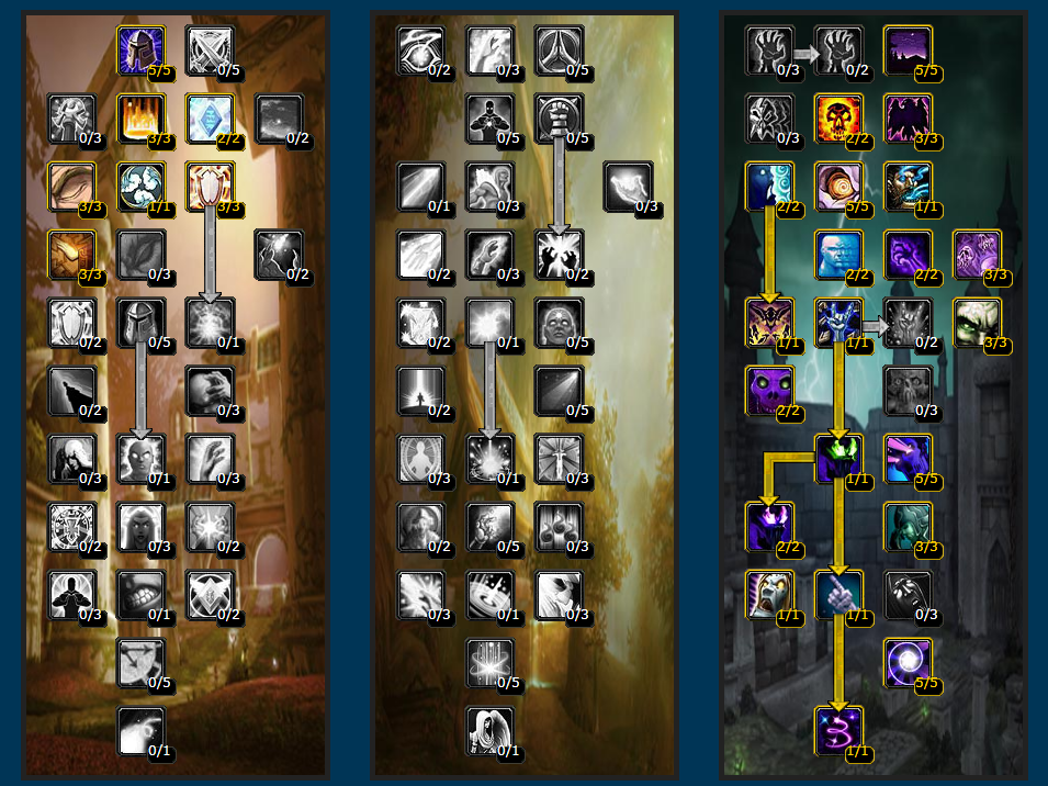 魔兽世界wlk暗牧PVP天赋怎么点