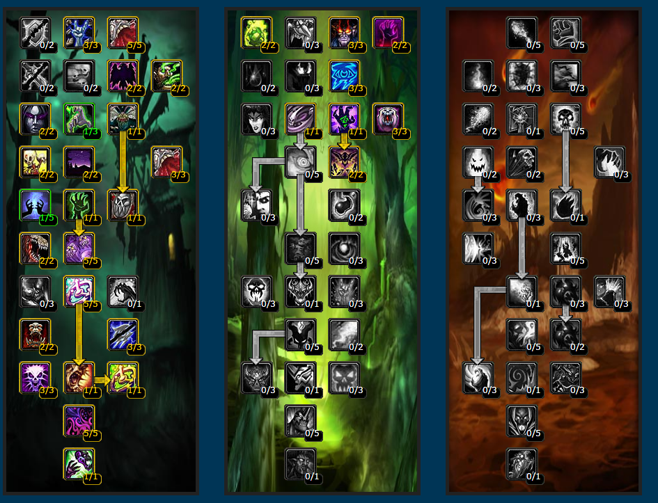 魔兽世界wlk痛苦术PVP天赋怎么点