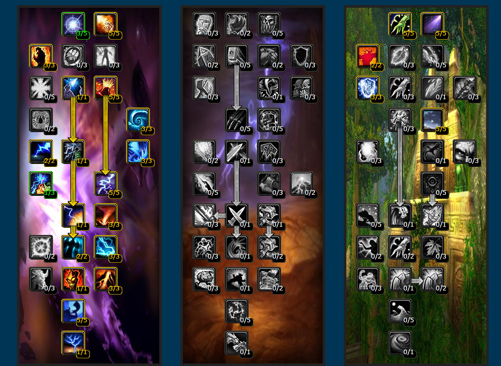 魔兽世界wlk元素萨PVP天赋怎么点