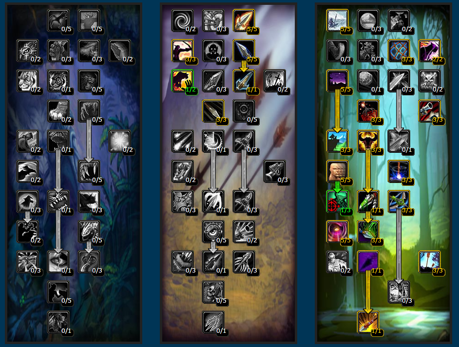 魔兽世界wlk猎人PVP天赋怎么点