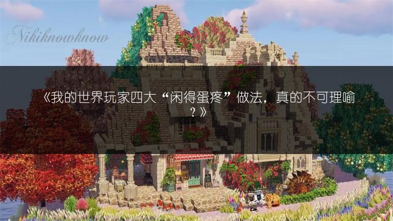 《我的世界玩家四大“闲得蛋疼”做法，真的不可理喻？》