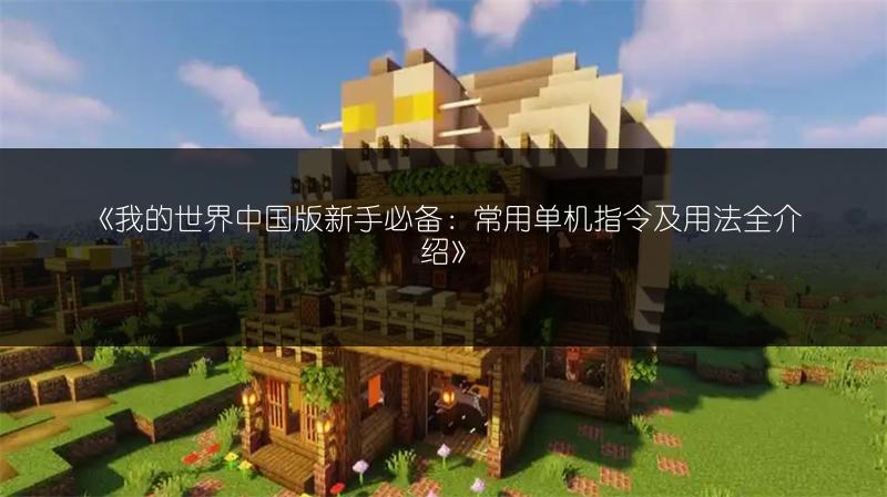 《我的世界中国版新手必备：常用单机指令及用法全介绍》