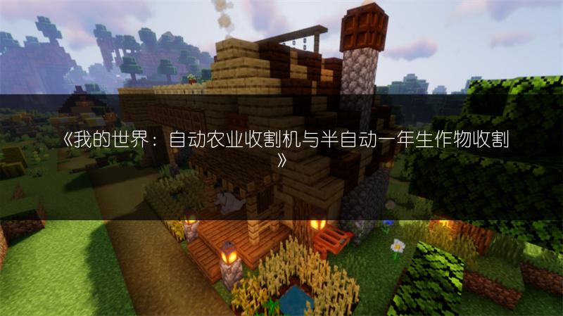 《我的世界：自动农业收割机与半自动一年生作物收割》