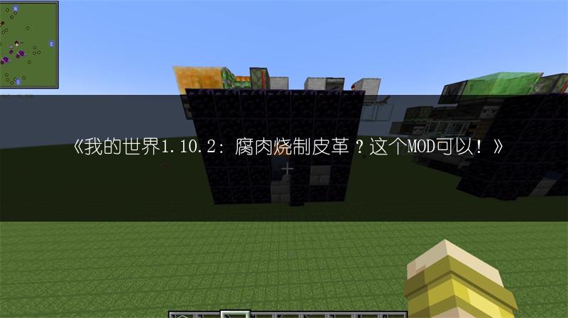 《我的世界1.10.2：腐肉烧制皮革？这个MOD可以！》