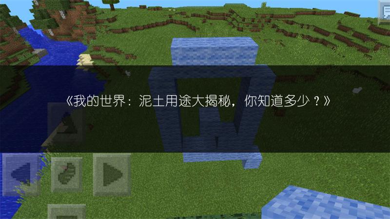 《我的世界：泥土用途大揭秘，你知道多少？》