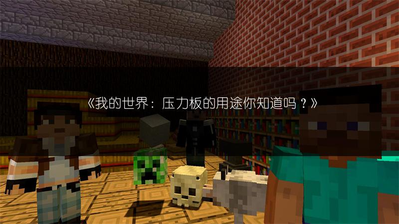 《我的世界：压力板的用途你知道吗？》