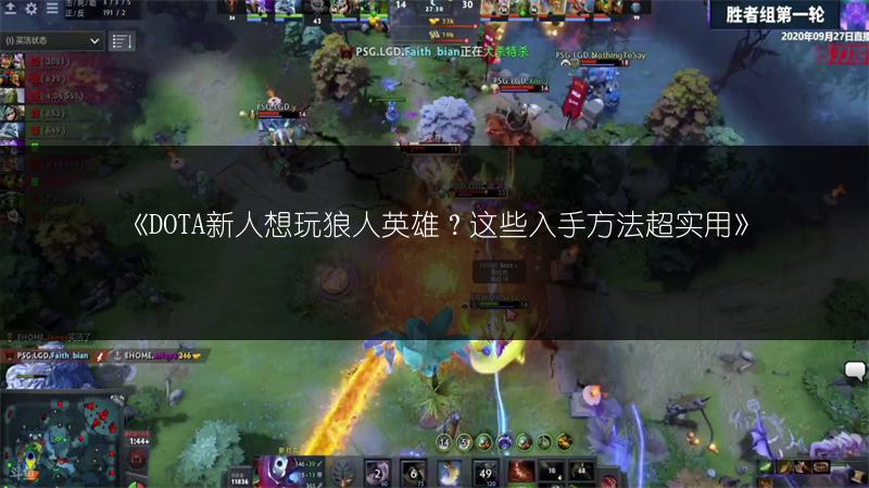 《DOTA新人想玩狼人英雄？这些入手方法超实用》
