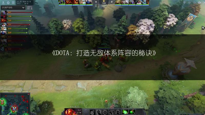 《DOTA：打造无敌体系阵容的秘诀》