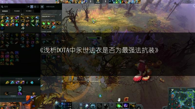 《浅析DOTA中永世法衣是否为最强法抗装》