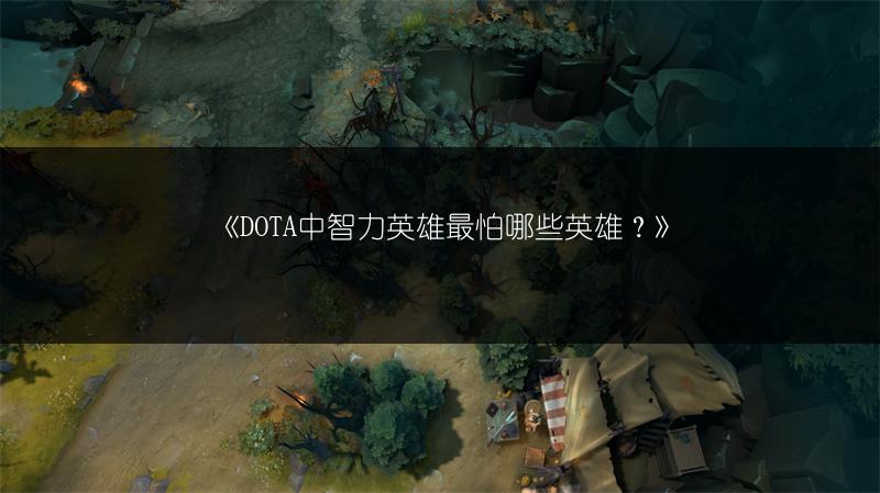 《DOTA中智力英雄最怕哪些英雄？》