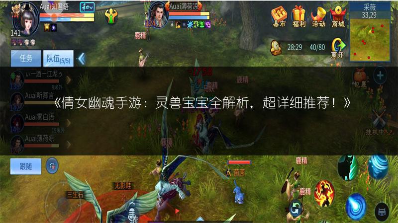 《倩女幽魂手游：灵兽宝宝全解析，超详细推荐！》