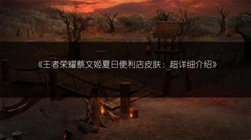 《王者荣耀蔡文姬夏日便利店皮肤：超详细介绍》