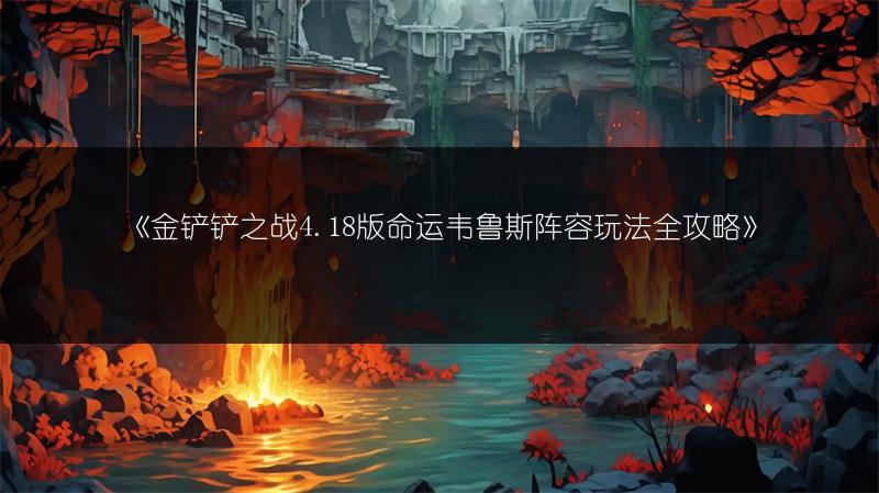 《金铲铲之战4.18版命运韦鲁斯阵容玩法全攻略》